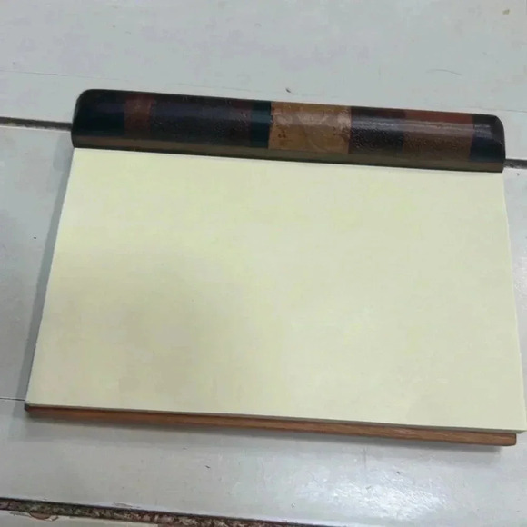 2 Handcrafted Exotic Hardwood Notepad Holder made by Wood Artist USA - Picture 3 of 11